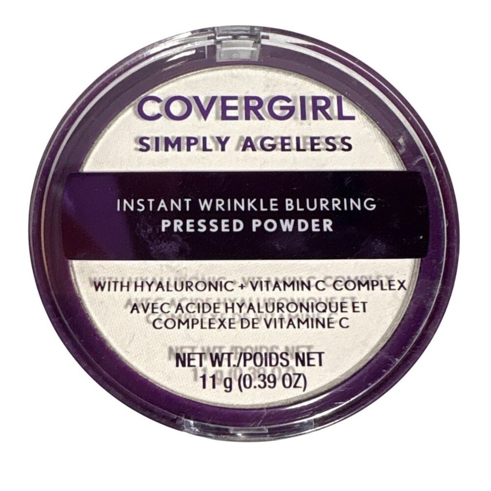 Covergirl Pressed Powder 100 Translucent Simply Ageless Instant Wrinkle Blurring